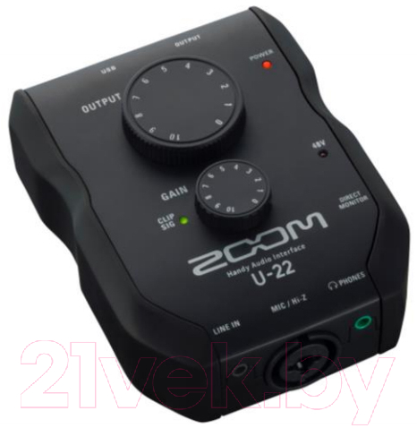 Аудиоинтерфейс ZOOM U-22