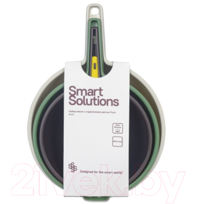 Набор мисок Smart Solutions Trym с сепаратором для яиц / SS-BO-PP-set4