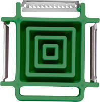 Овощерезка ручная Smart Solutions Arnou / SS-PL-PPSS-3 (светло-серый/зеленый) - 
