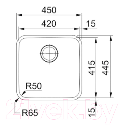 Мойка кухонная Franke ВСX 110-42 (122.0689.805)