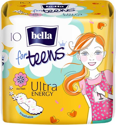 Прокладки гигиенические Bella For Teens Ultra Energy (10шт) - 