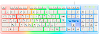 Клавиатура Defender White Rainbow GK-172 / 45172