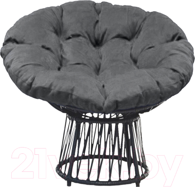Кресло садовое Craftmebelby Папасан Премиум (графит/серый)