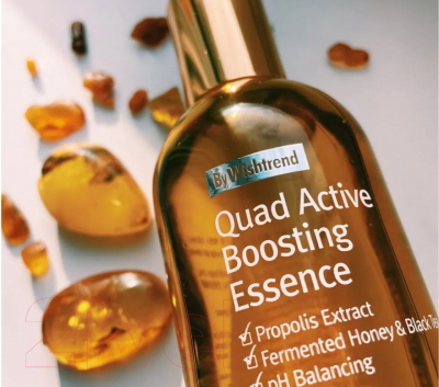 Эссенция для лица By Wishtrend Quad Active Boosting Essence С антибактериальным эффектом  (100мл)