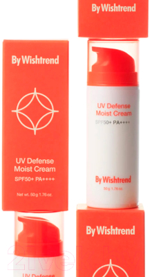Крем солнцезащитный By Wishtrend UV Defense Moist Cream SPF50+ PA++++ (50г)