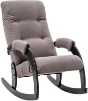 Кресло-качалка Glider 67 540x950x1000 (Verona Antrazite Grey/венге) - 
