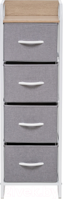 Система хранения Импэкс Ноа 4 ящика (белый/светло-серый)