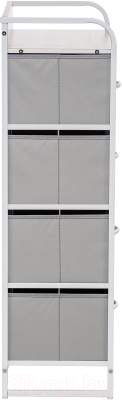 Система хранения Импэкс Leset Ноа 5 ящиков (белый/светло-серый)