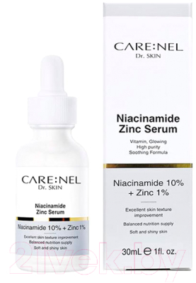 Сыворотка для лица Carenel Niacinamide Zinc Serum Для жирной и проблемной кожи (30мл)