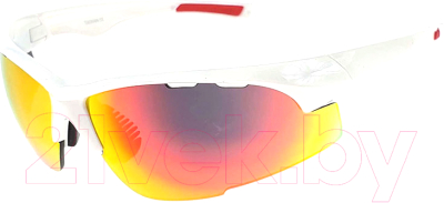 Очки солнцезащитные 2K S-18007-B (белый глянец/черно-красный Revo)