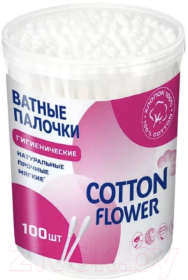 Ватные палочки Cotton Flower 100шт