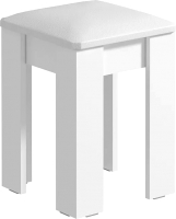 Табурет Атлант-Мебель Лаки тип 1 (белый/экокожа белый) - 