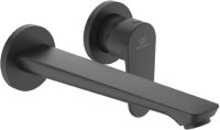 

Внешняя часть смесителя скрытого монтажа, Silk Black Cerafine O BD133XG