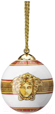 Изображение товара Шар новогодний Versace Medusa Amplified. Golden Coin / 14283-409956-27940