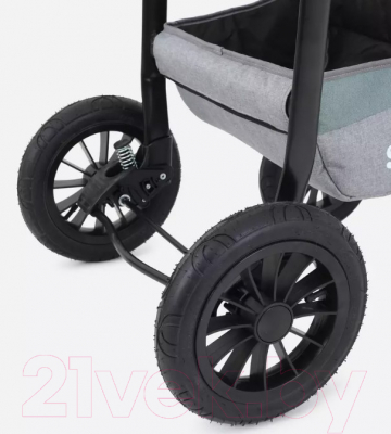Детская универсальная коляска Rant Siena 2 в 1 (09 серый/зеленый)