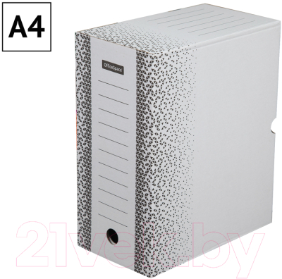 Коробка архивная OfficeSpace Standard / 264804 (белый)