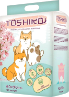 Одноразовая пеленка для животных Toshiko С ароматом сакуры 60x90см (30шт) - 