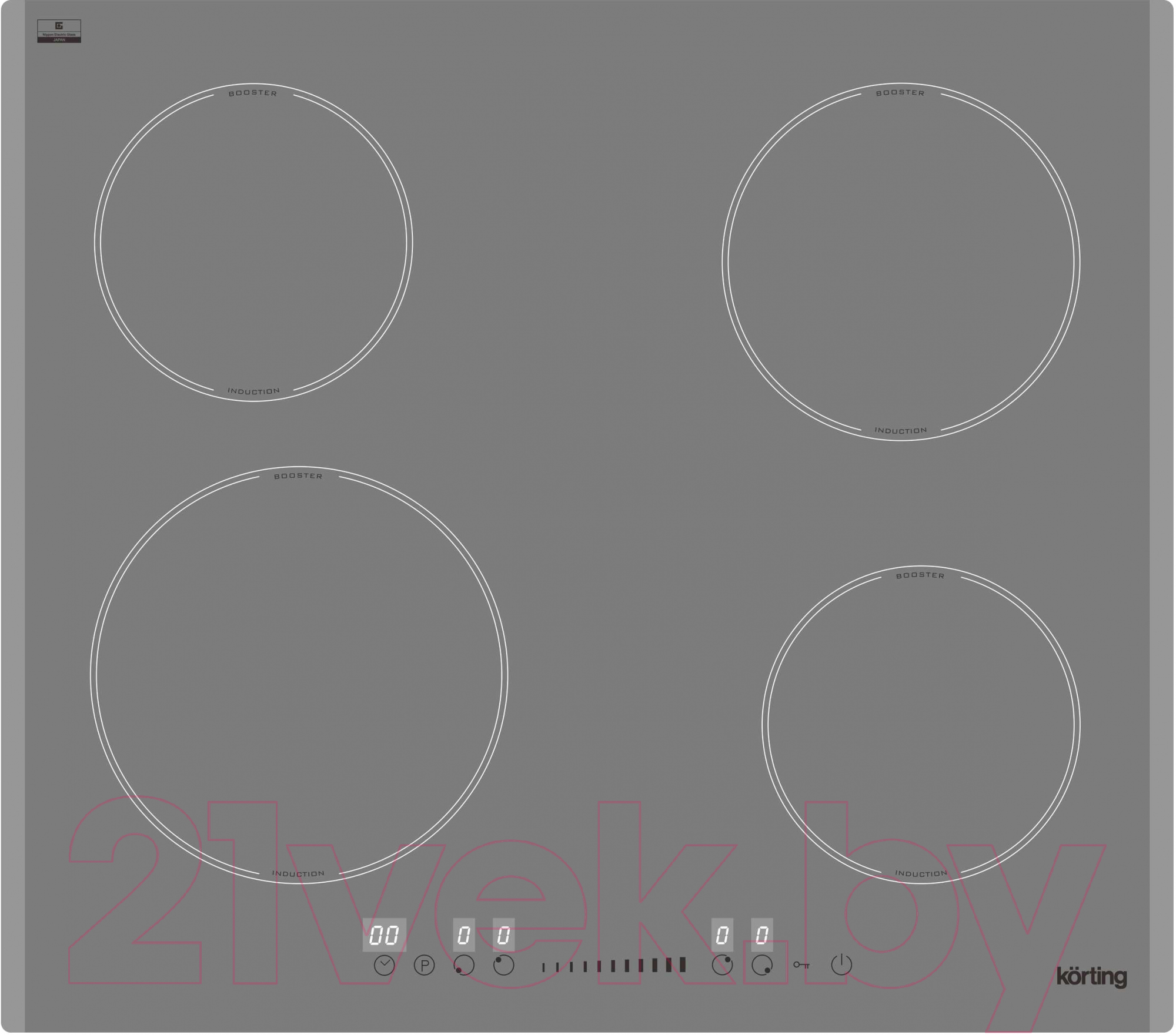 Индукционная варочная панель Korting HI 64560 BGR