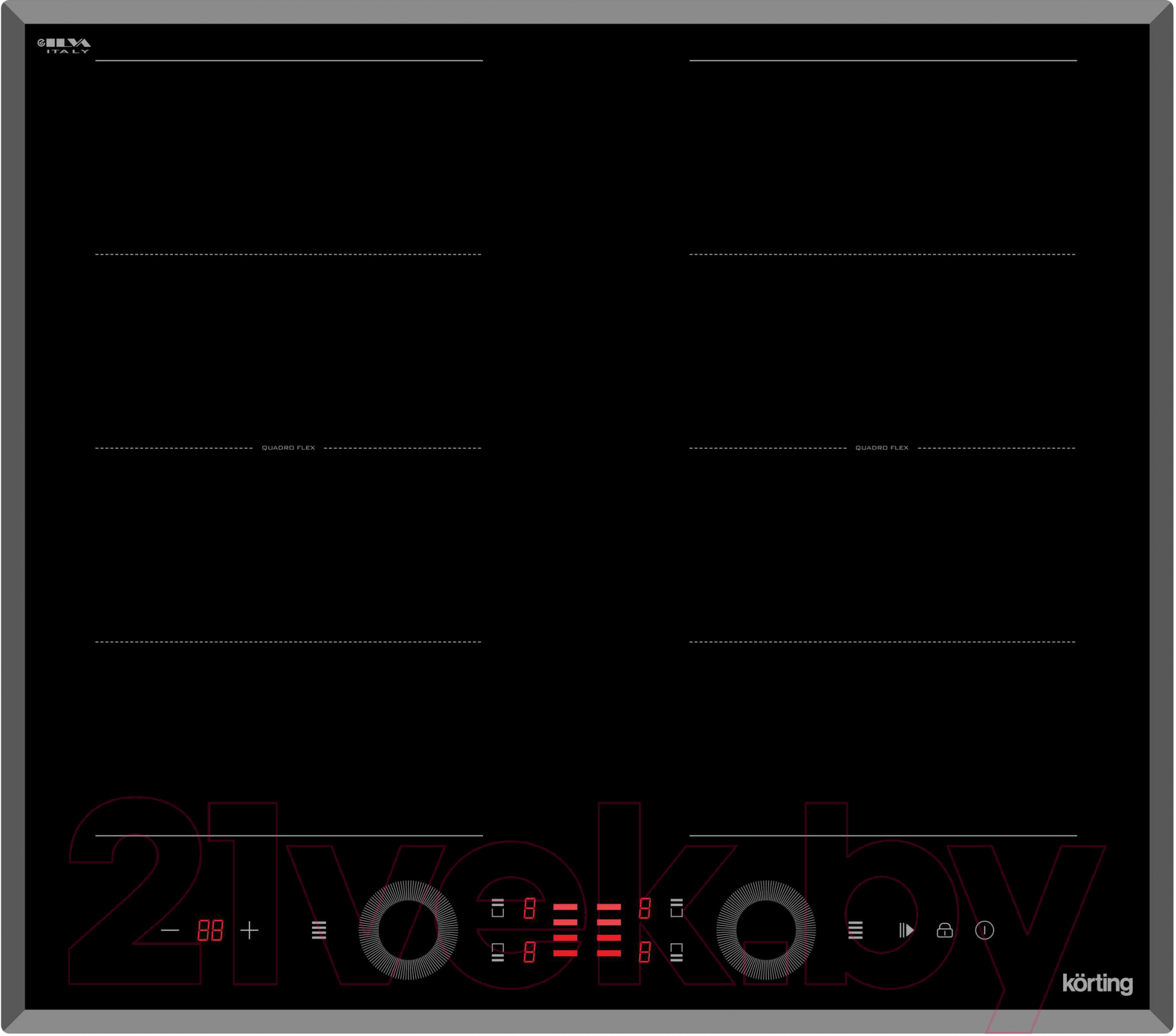 Индукционная варочная панель Korting HIB 68700 B Quadro