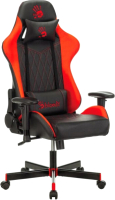 Кресло геймерское A4Tech Bloody GC-870 (черный/красный ромбик) - 