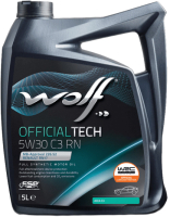 Моторное масло WOLF OfficialTech 5W30 C3 RN / 65637/5 (5л) - 