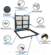 Миниатюра изображения товара Люк напольный ЛючкиБел Погребок (90x60)