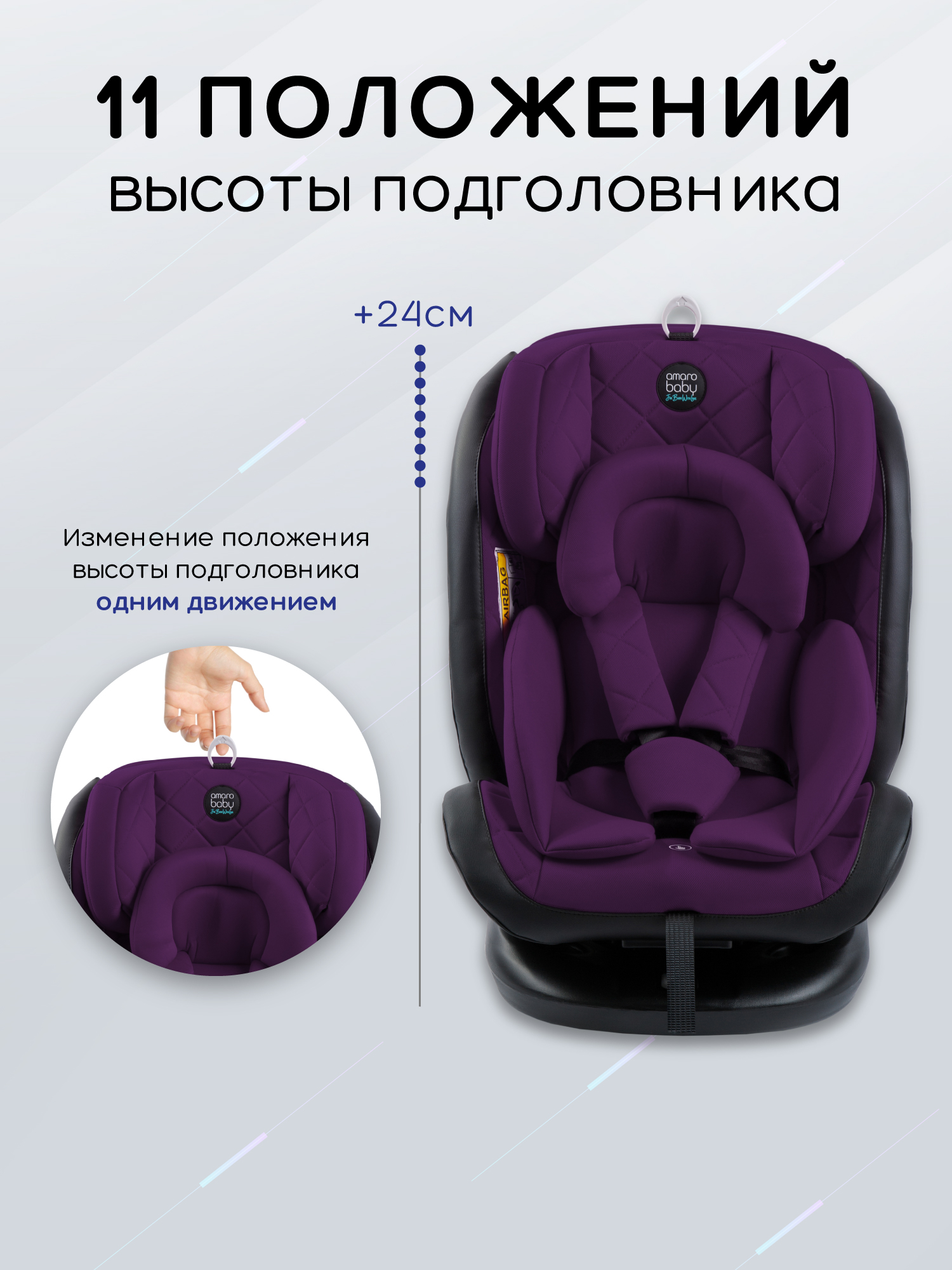 Автокресло Amarobaby Brilliant Isofix / AMARO-2003-BrF