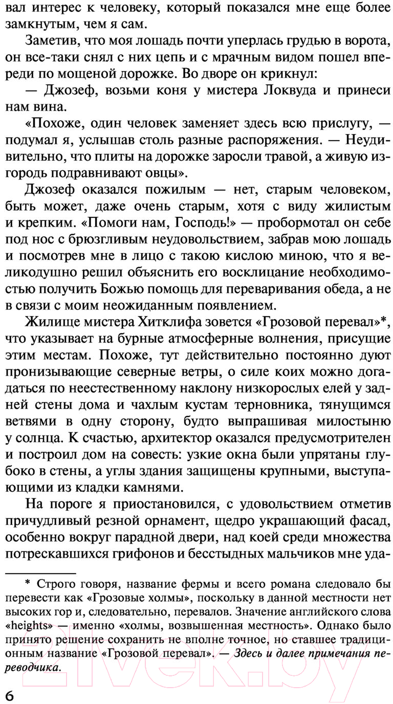 Художественная книга АСТ Грозовой перевал. Лучшая мировая классика (Бронте Э.) — фото 5