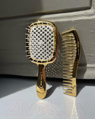Расческа Janeke Haircomb AU805 (золото)
