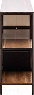 Система хранения Импэкс Локи 3 ящика с полкой (коричневый/бежевый/светло-коричневый/темно-коричневый)