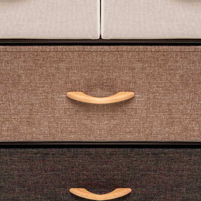 Система хранения Импэкс Локи 4 ящика (коричневый/бежевый/светло-коричневый/темно-коричневый)