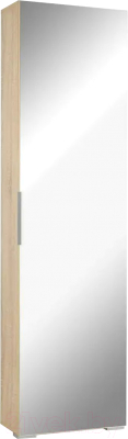 Шкаф для обуви Vental Орлеан (дуб сонома/зеркало)
