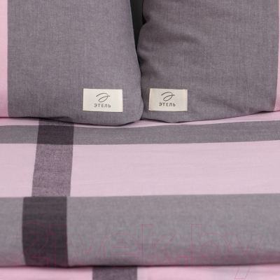 Комплект постельного белья Этель Grey Grid / 9446469