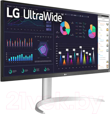 Монитор LG 34WQ650-W (белый)