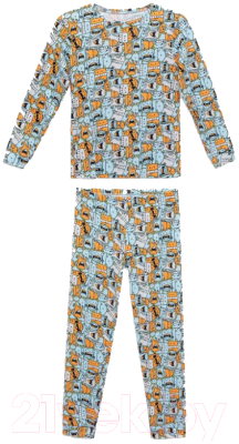 Пижама детская Mark Formelle 563314 (р.110-56, цветные монстры)