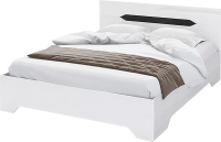 Двуспальная кровать Столица Мебели Валирия 160x200 / КР 034 (белый глянец/анкор) - 