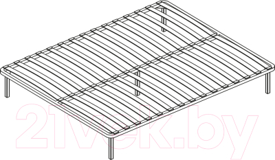 Ортопедическое основание Тэкс С опорами 140x200