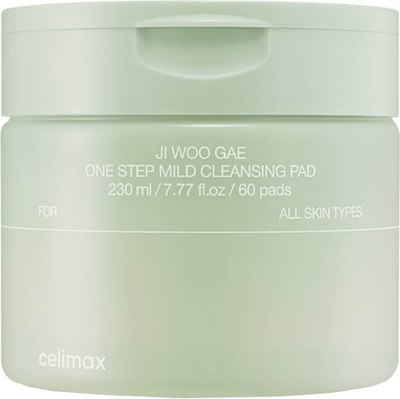 Пэд для лица Celimax Jiwoogae One Step Mild Cleansing Pad (60шт) - 