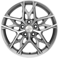 

Литой диск Khomen, KHW1709 Camry 17x7" 5x114.3мм DIA 60.1мм ET 45мм Gray FP