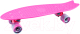 Пенни борд Tech Team Fishboard 23 TLS-406 (розовый) - 