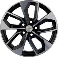 

Литой диск Khomen, KHW1703 Camry 17x7" 5x114.3мм DIA 60.1мм ET 45мм Black FP