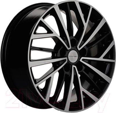 Изображение товара Литой диск Khomen KHW1717 Chery Tiggo 17x7" 5x108мм DIA 60.1мм ET 45мм Black FP