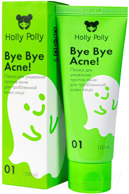 Пенка для умывания Holly Polly Bye Bye Acne против акне и воспалений (100мл)