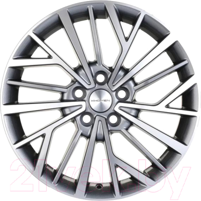 Изображение товара Литой диск Khomen KHW1717 Passat 17x7" 5x112мм DIA 57.1мм ET 43мм Gray FP