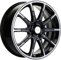 

Литой диск Khomen, KHW1707 Rio/Solaris 17x6.5" 4x100мм DIA 54.1мм ET 44мм Black FP