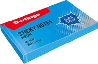 Блок для записей Berlingo Ultra Sticky / LSn_39412 (синий неон) - 