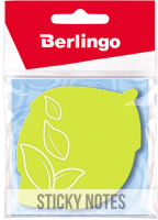 Блок для записей Berlingo Лист / LSz_76044 (зеленый неон) - 