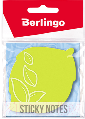 Блок для записей Berlingo Лист / LSz_76044 (зеленый неон)