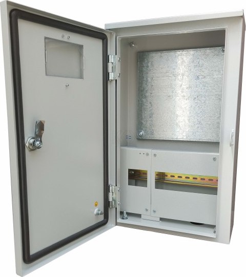 Корпус металлический КасКад Энерго ЩУЭ-3/1 500x300x150 МППБ IP54 / ЩУЭ-3-1-50.30.15-МППБ