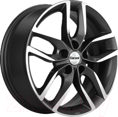 Изображение товара Литой диск Khomen KHW1708 Kia X-Ceed 17x6.5" 5x114.3мм DIA 67.1мм ET 40мм Black FP